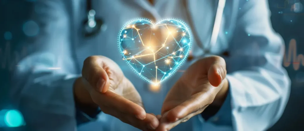 Telemedicine doctor in the USA providing online medical care.